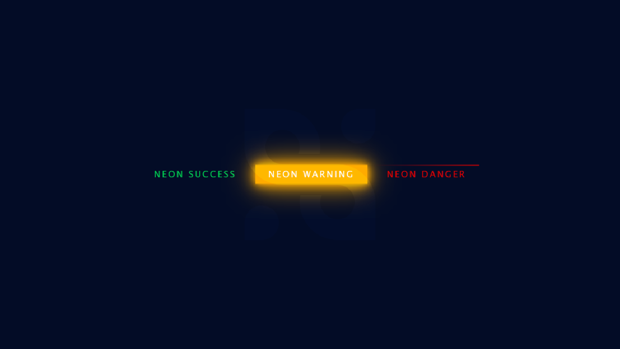 Button Neon HTML & CSS Style 1