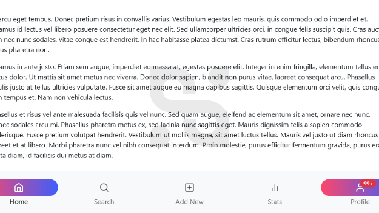 Navbar Bottom Bootstrap 5 - Style REST App